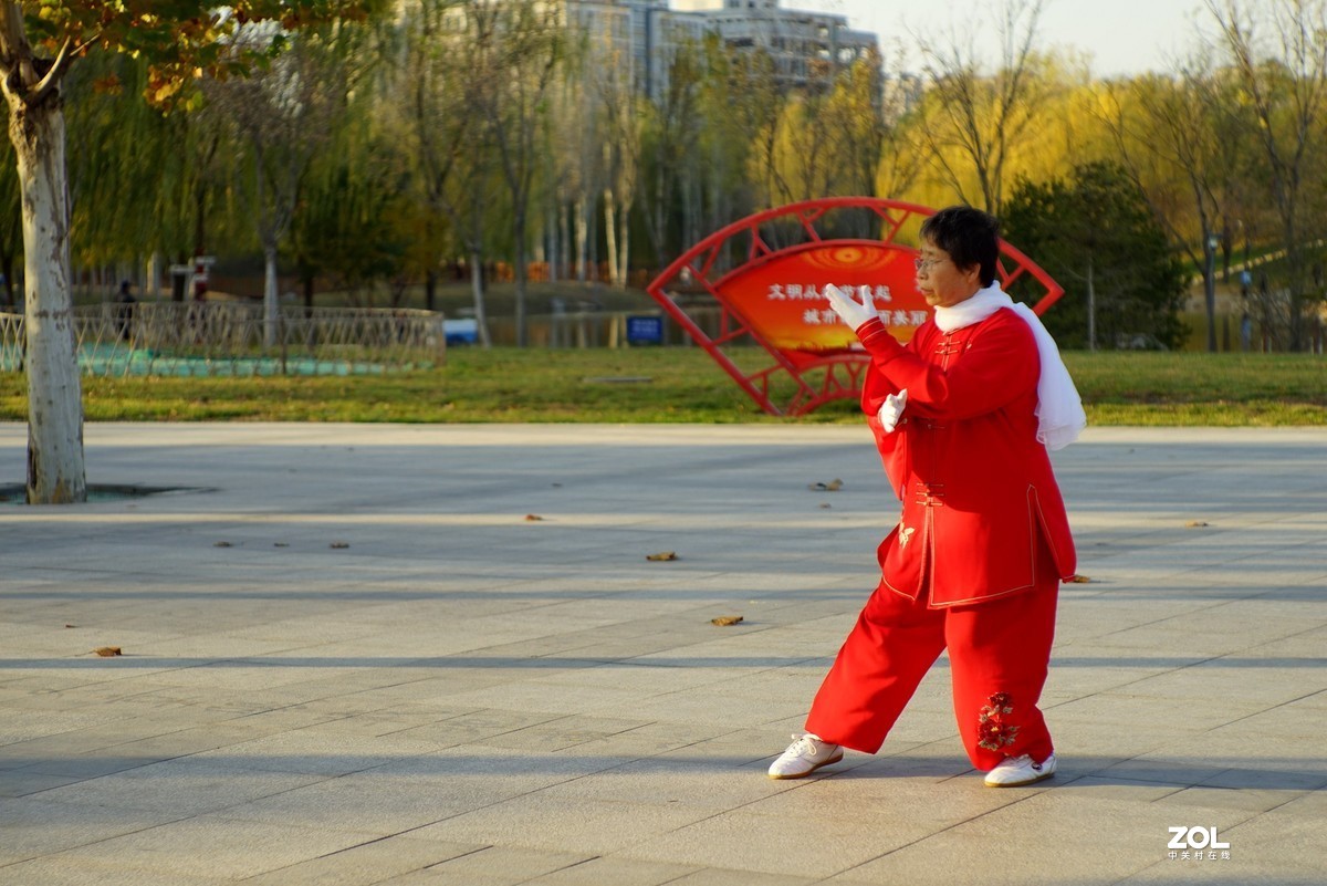 红装阿姨打太极