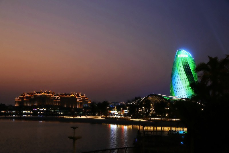 263【寿星老海南游摄日记】21.02.22海花島希尔顿大饭店之夜！