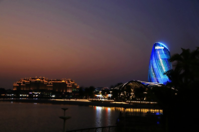 263【寿星老海南游摄日记】21.02.22海花島希尔顿大饭店之夜！