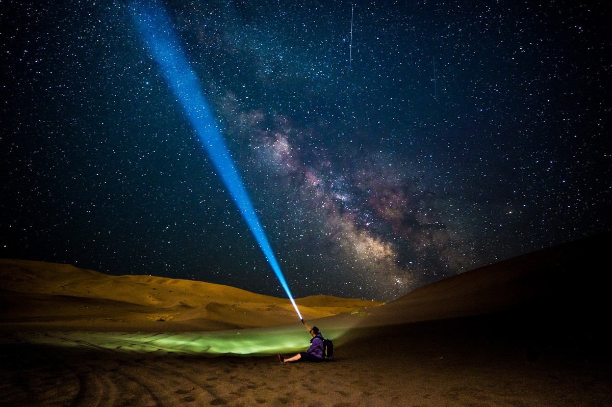 2021敦煌大漠银河人像自拍