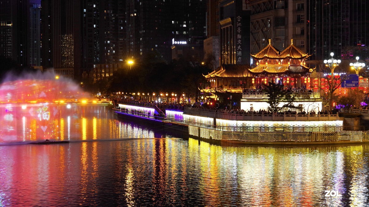 成都合江亭夜景【2】