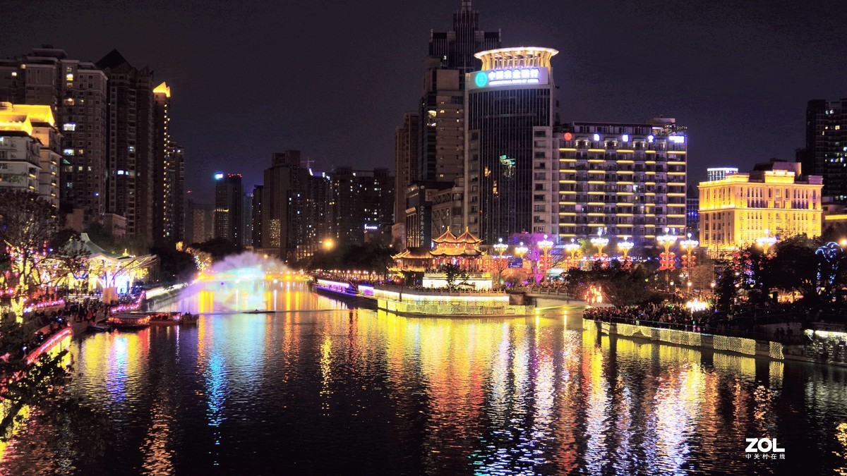 成都合江亭夜景【2】