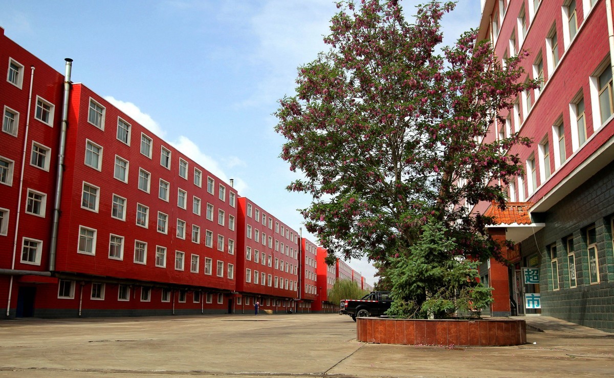 广角镜头下的锰业生活区