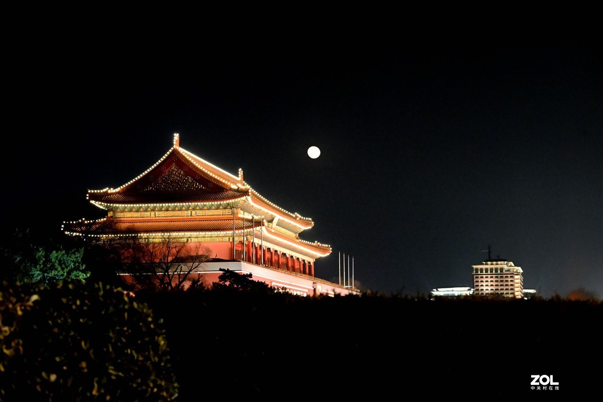 北京天安門之夜景