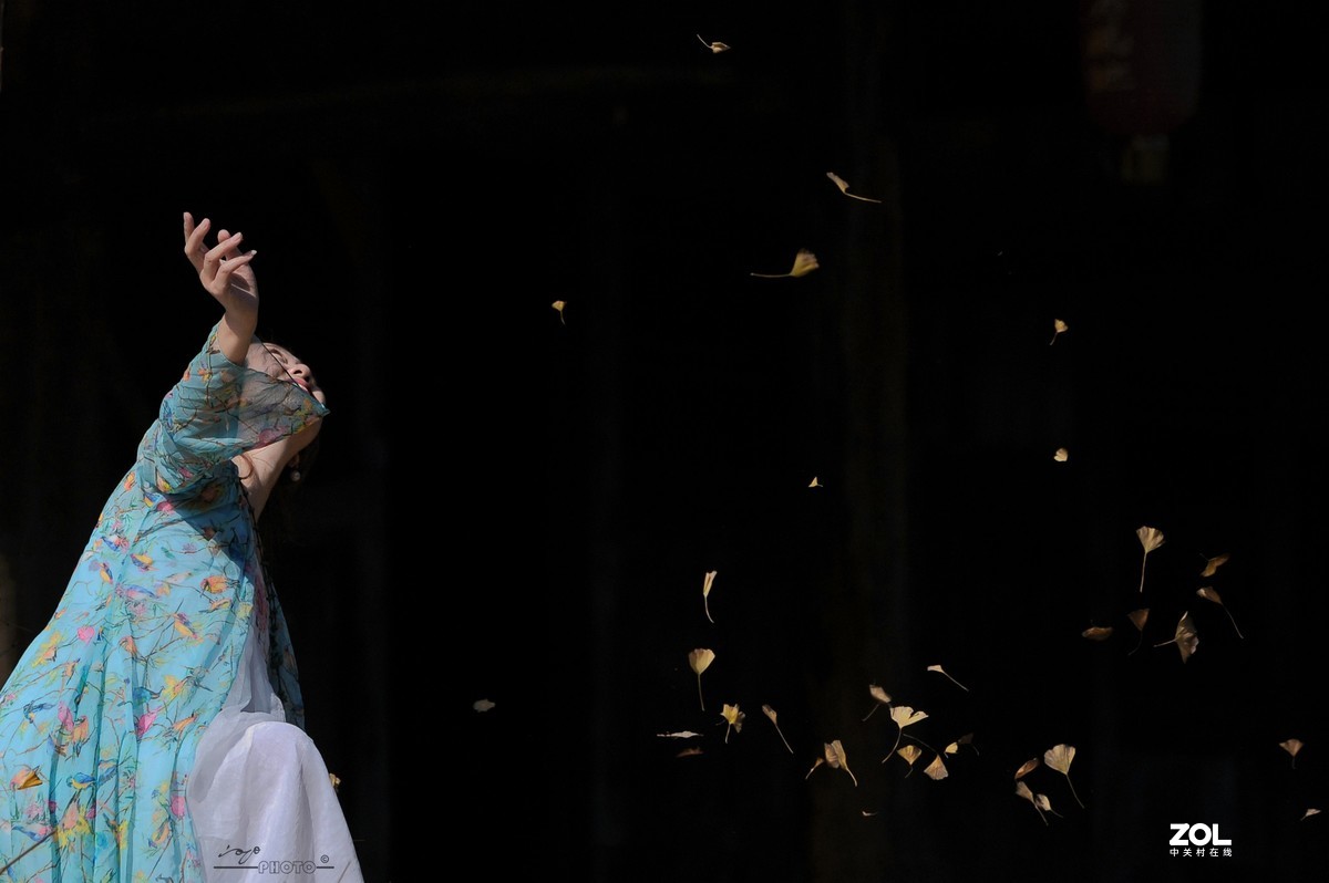 银杏树下（环境人像）