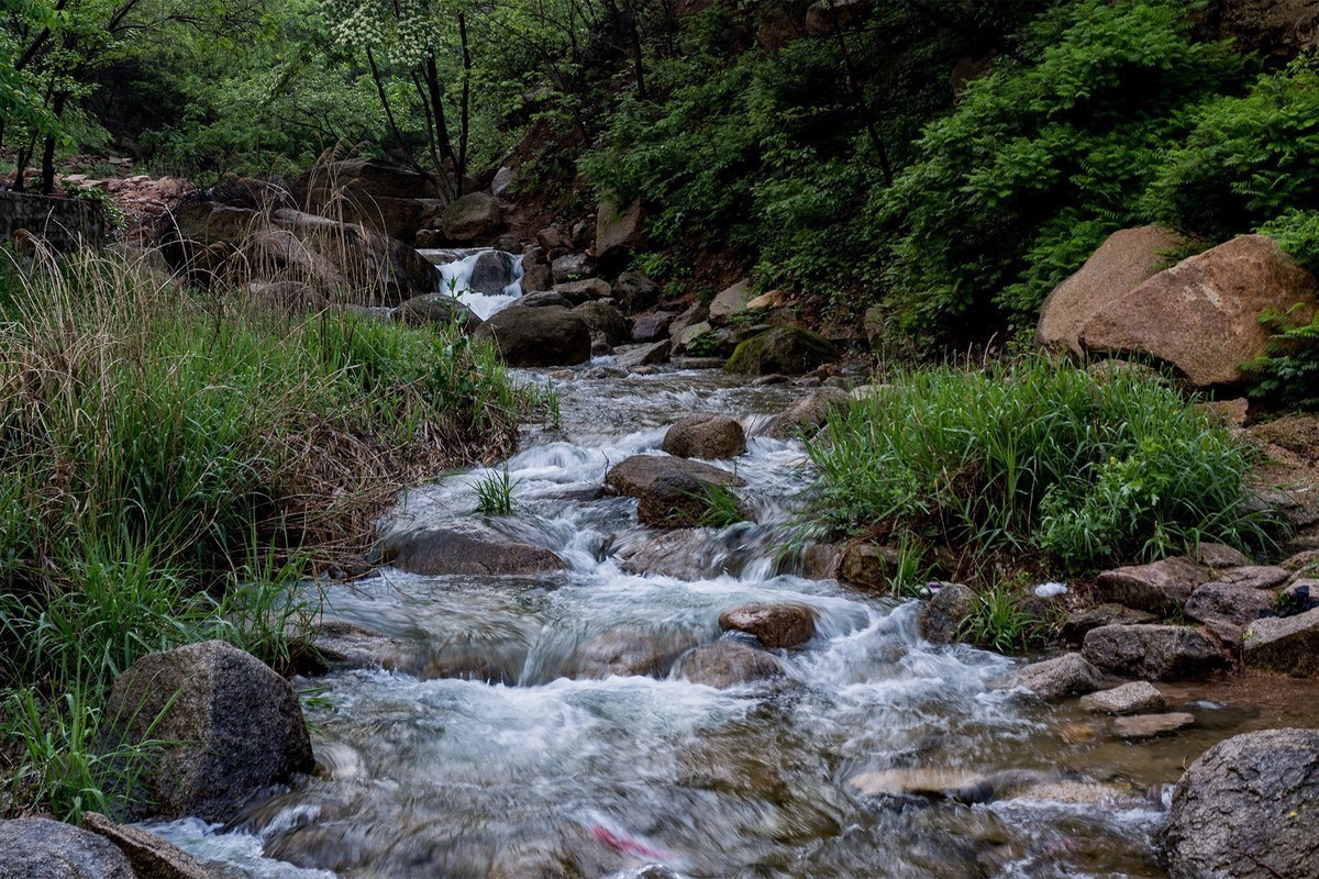 试试慢门拍水