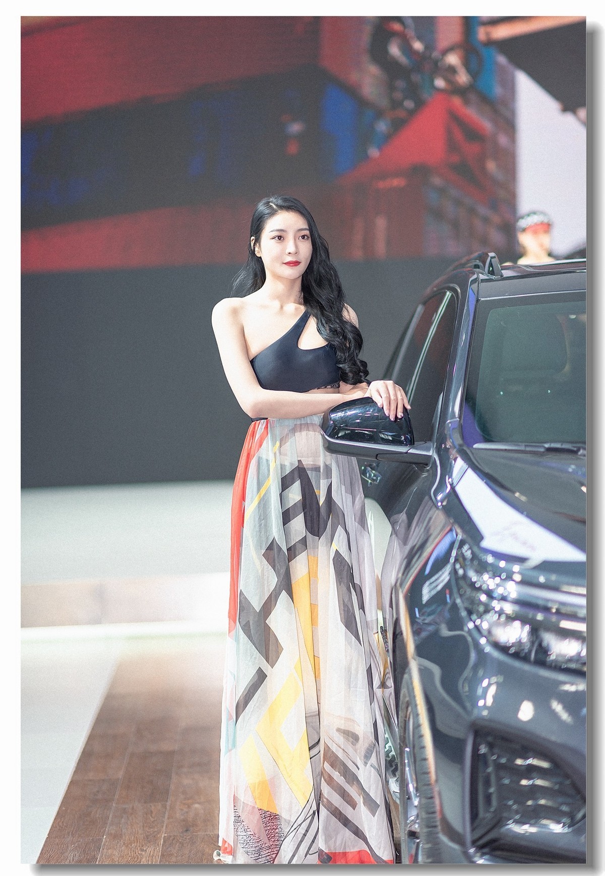 即墨冬季车展模特