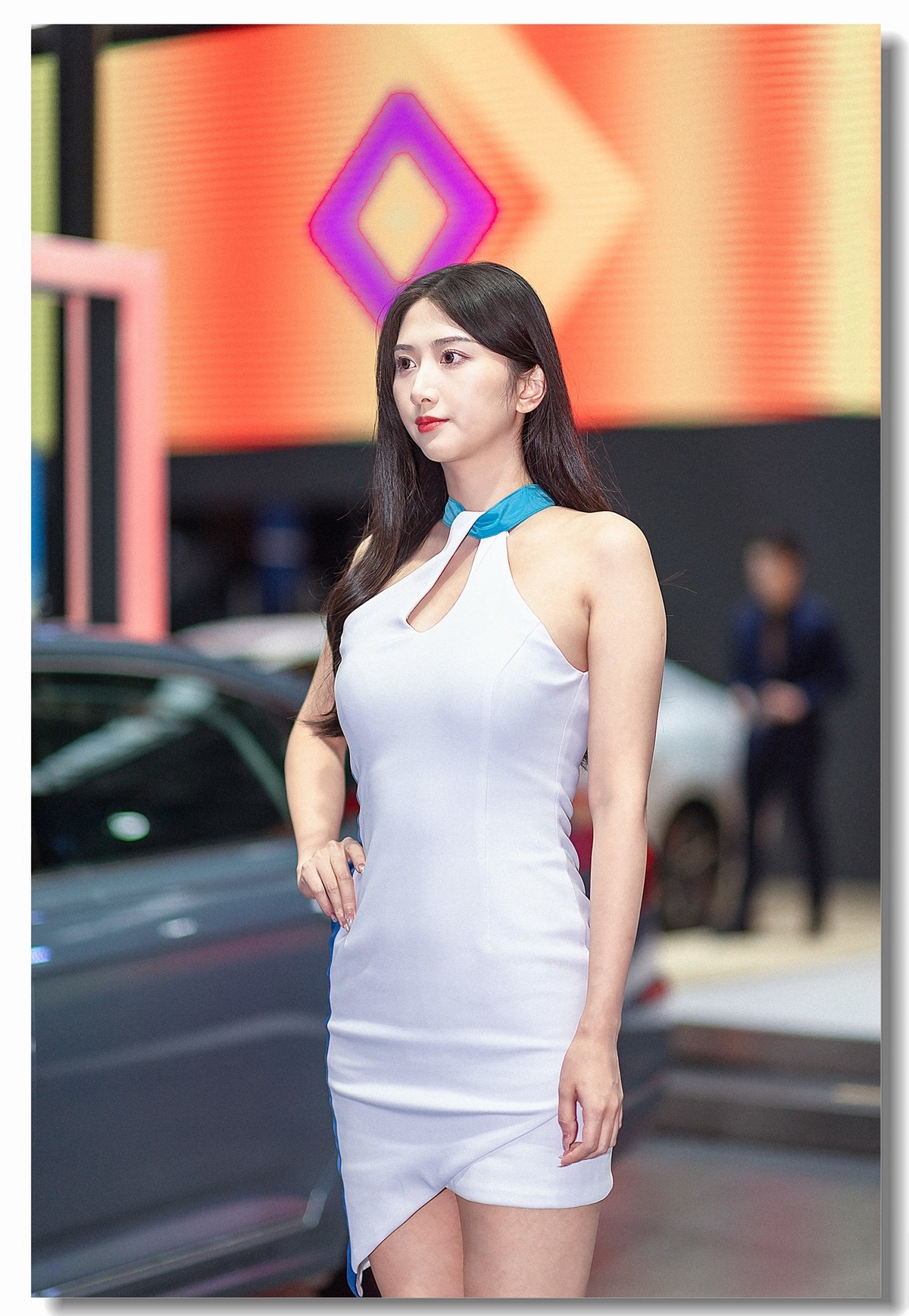 即墨冬季车展模特