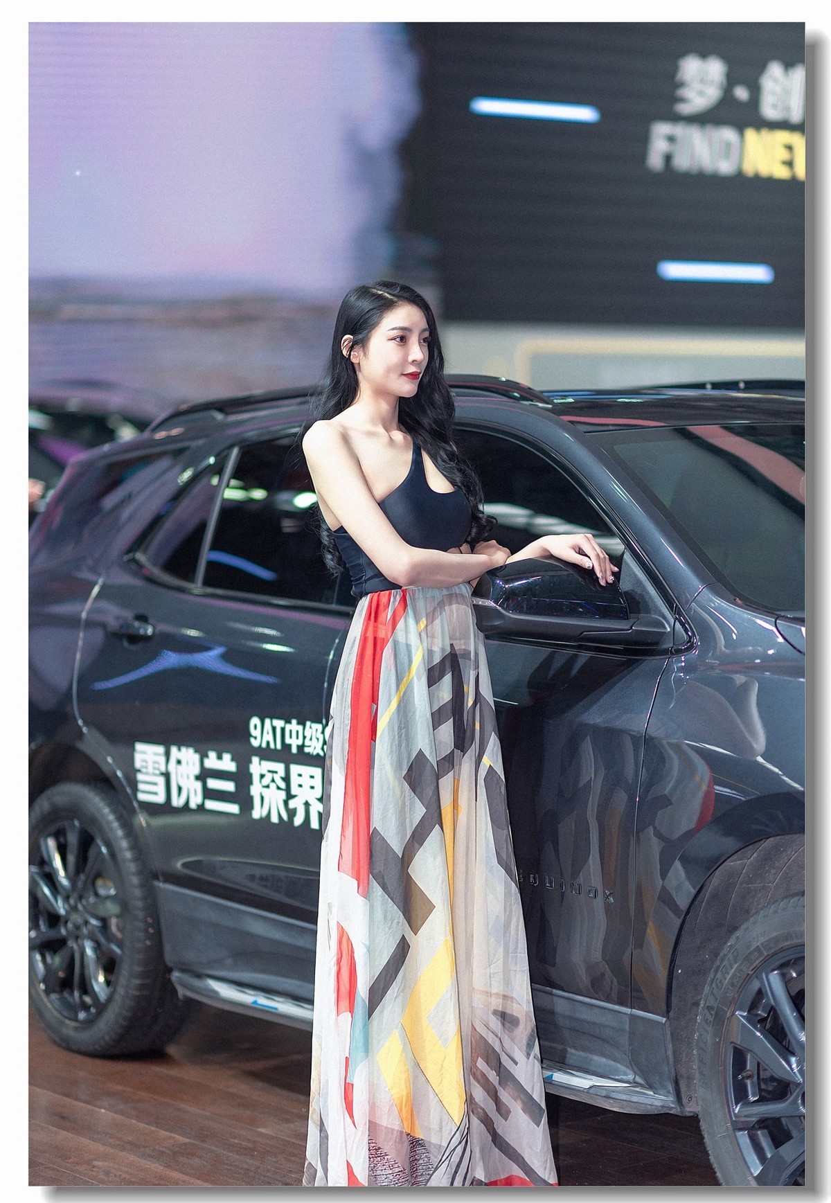 即墨冬季车展模特