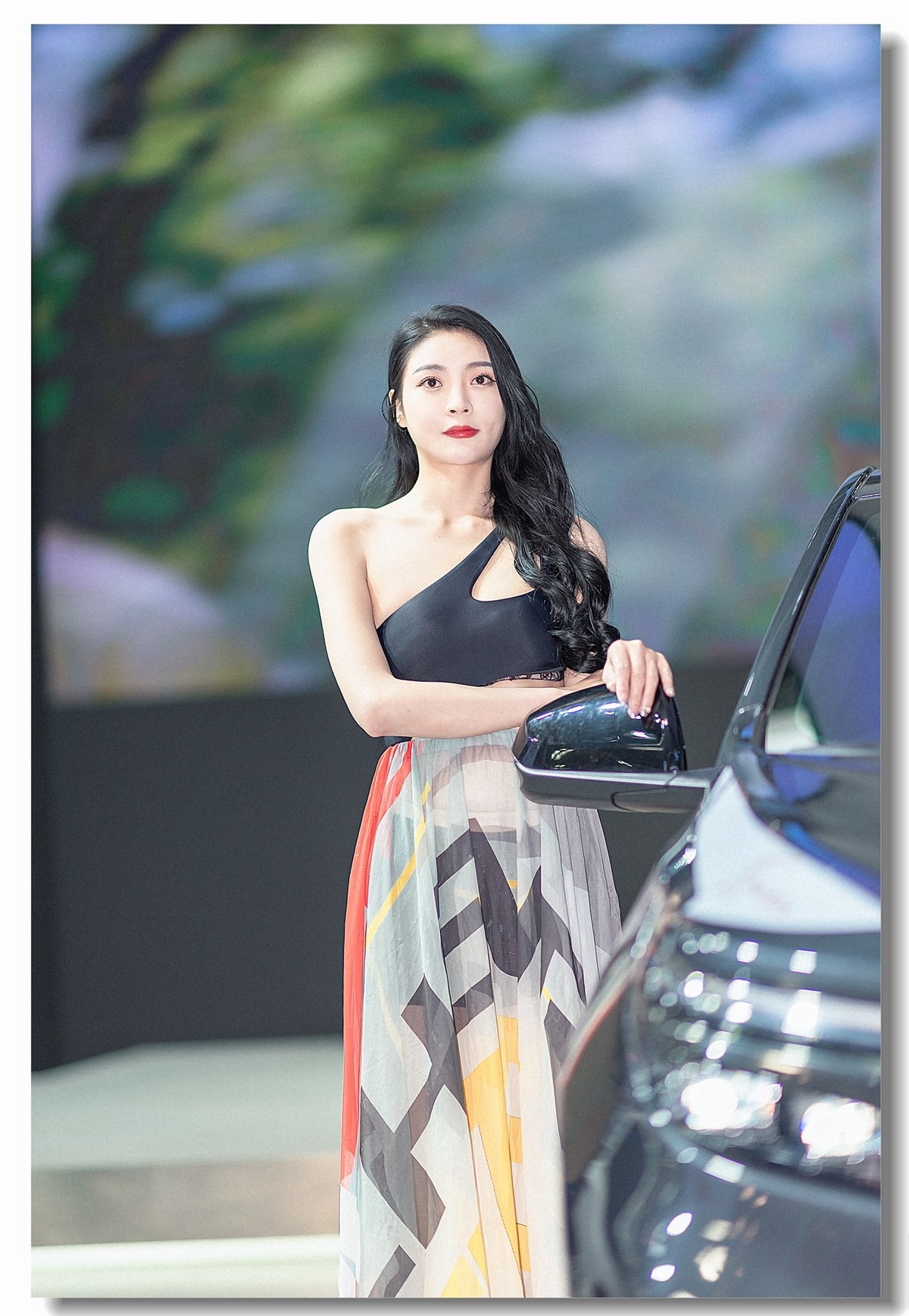 即墨冬季车展模特