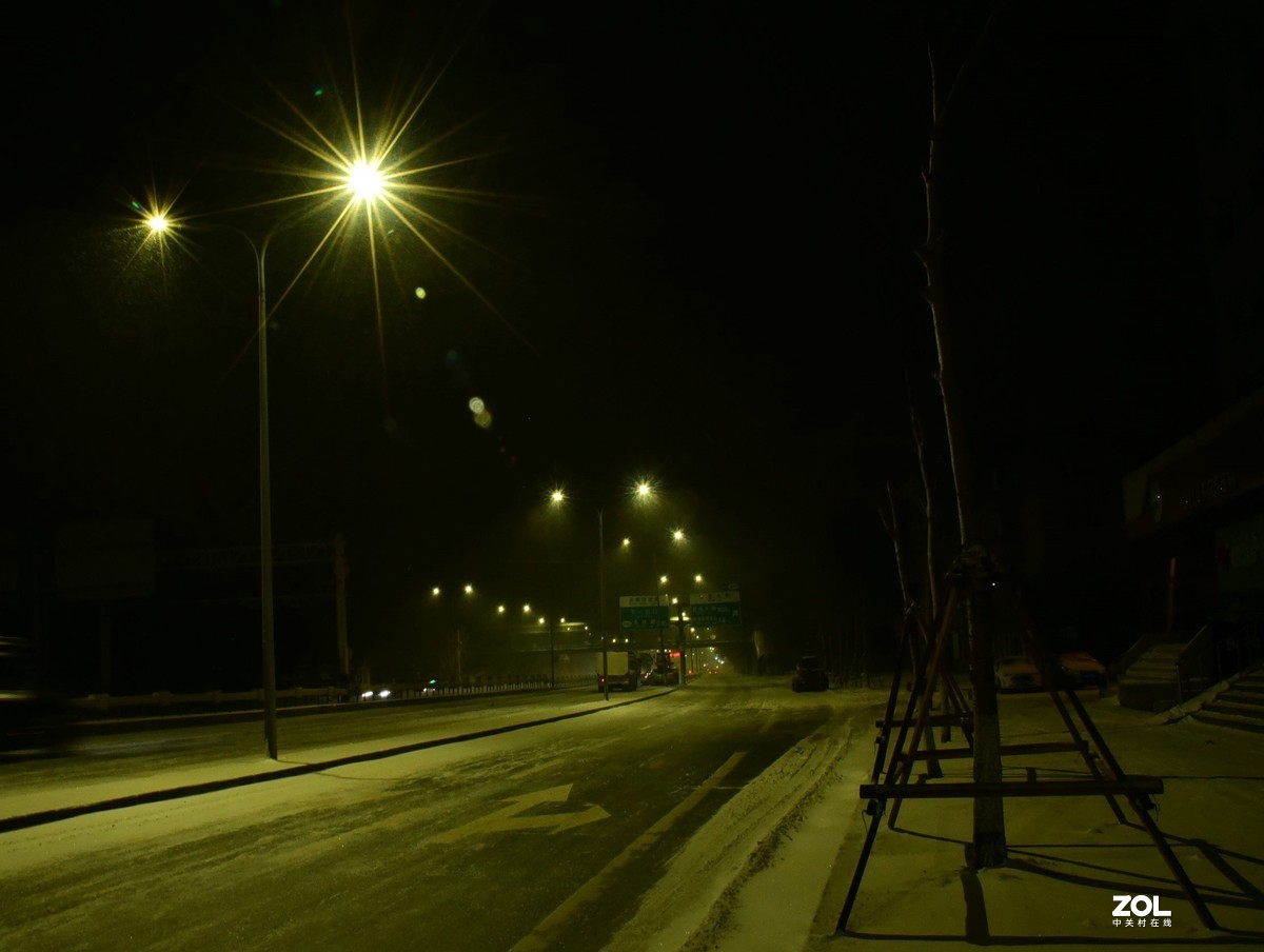 雪中习拍星芒 1