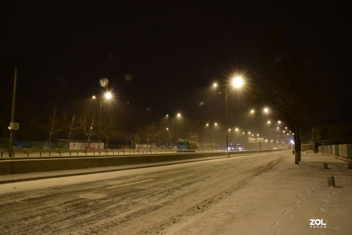 雪中习拍星芒 1