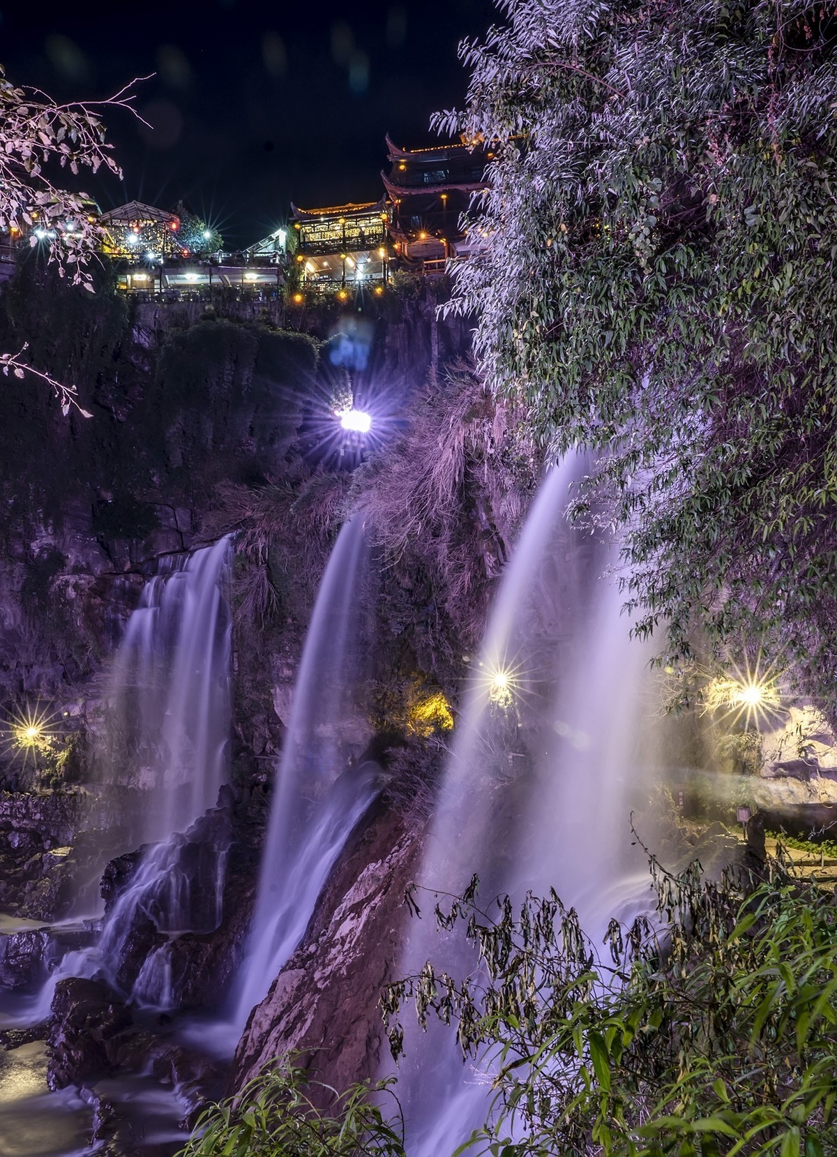 芙蓉鎮夜景