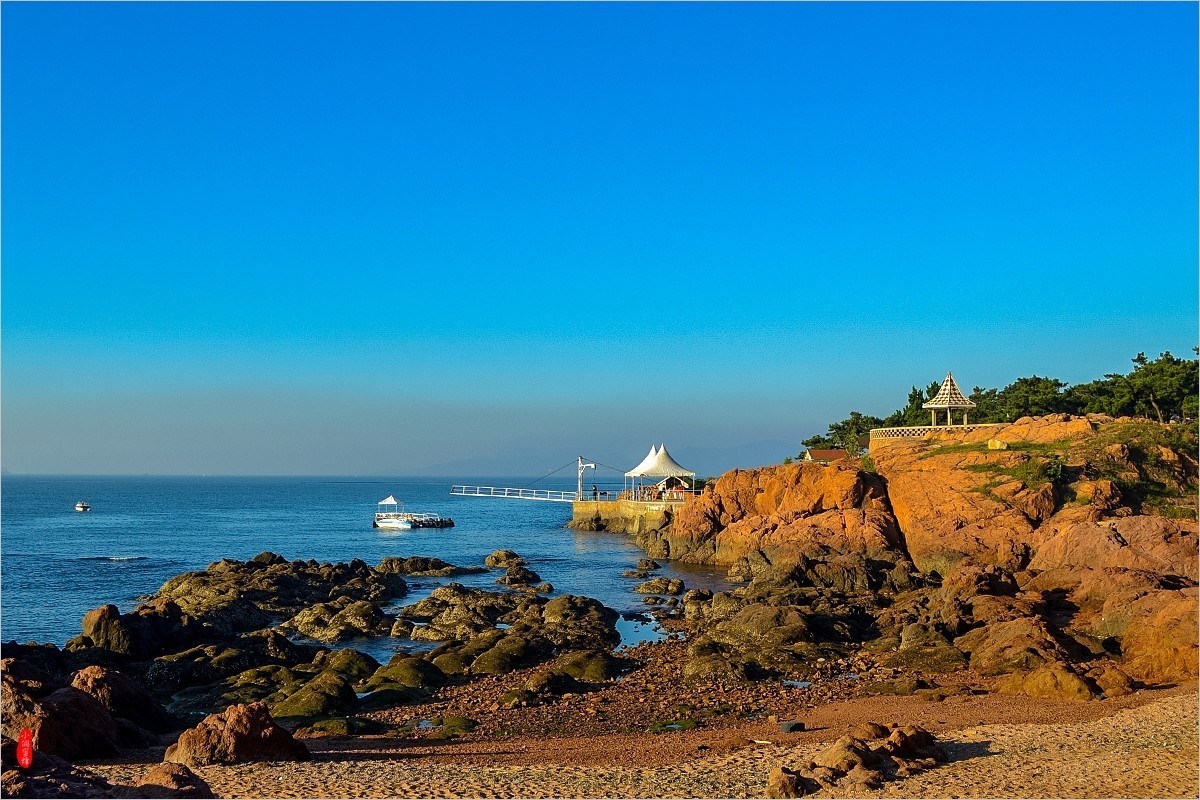 青岛栈桥海滩游拍150311