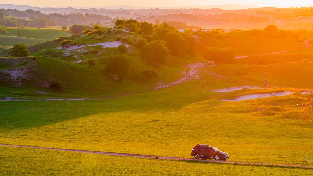 又见乌兰布统五十三草原黄昏结束篇