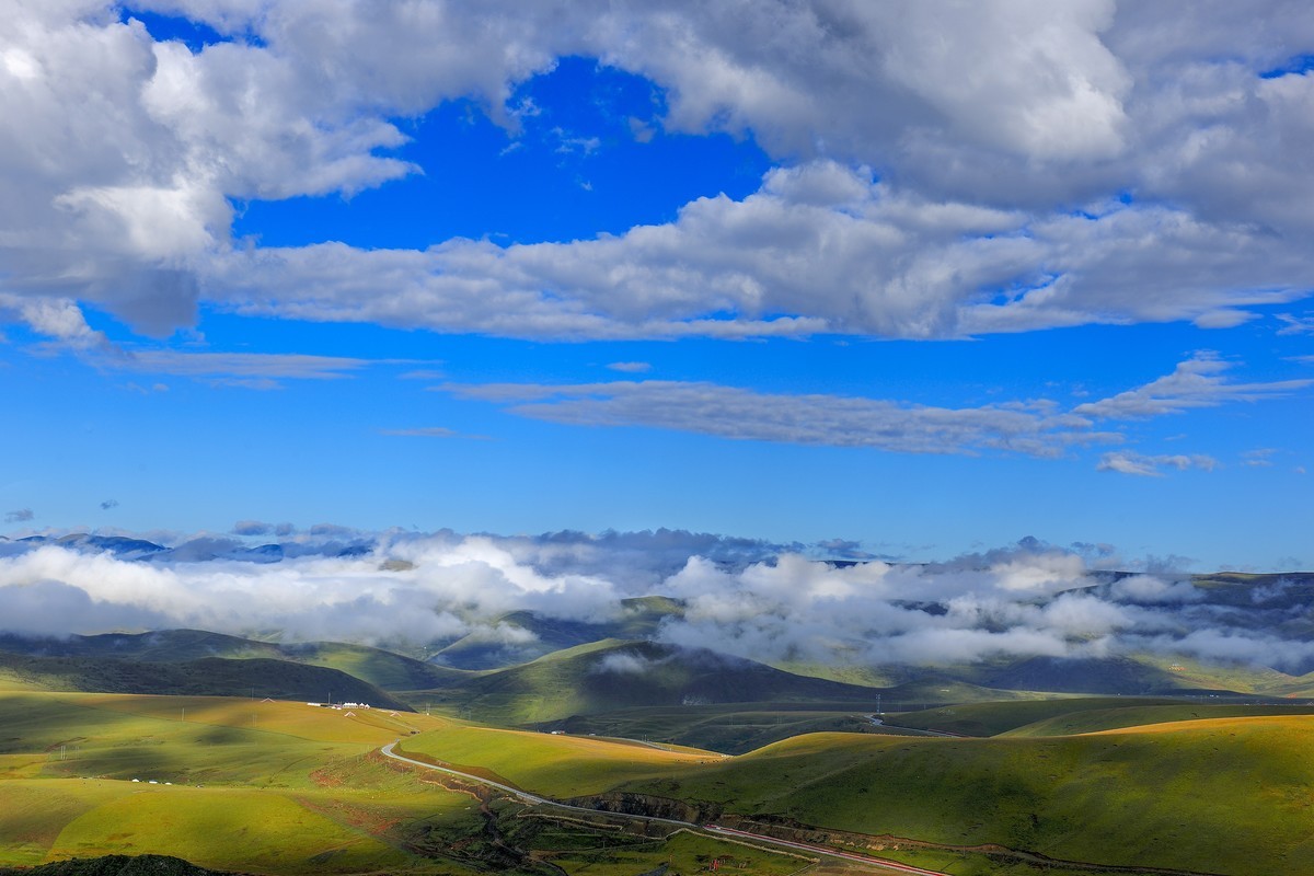 四川甘孜州塔公草原