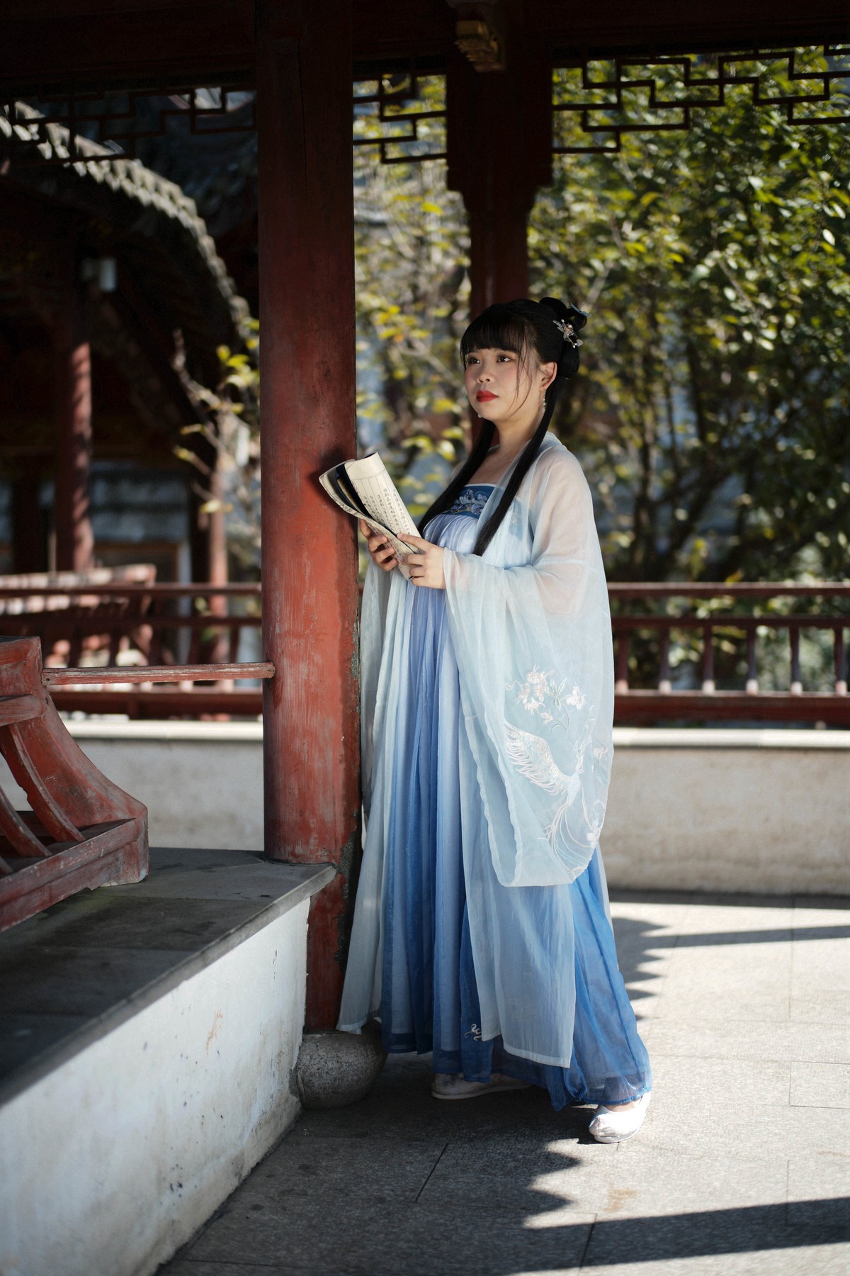 成都龙潭水乡拍古装美女（1）