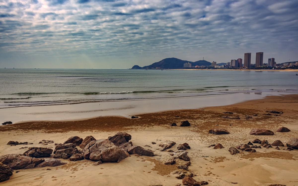 广东阳江海陵岛大角湾海滩风光2