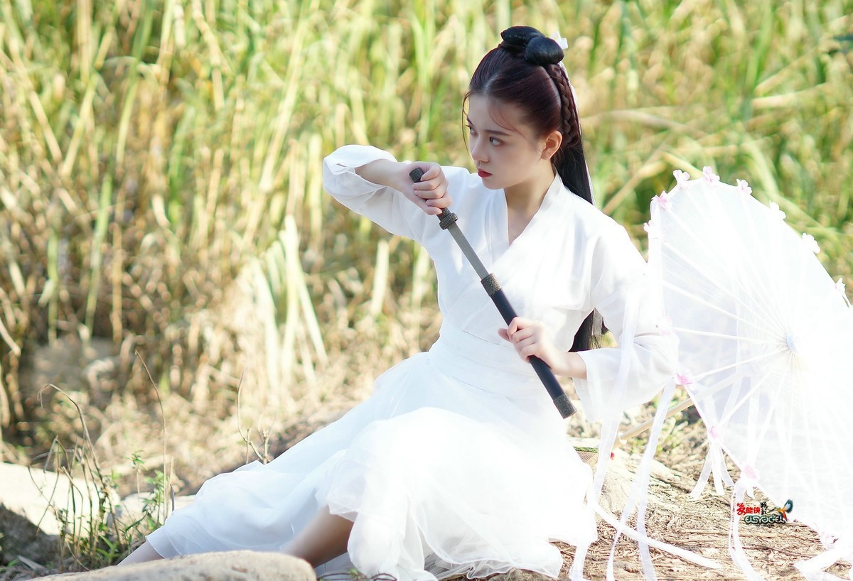 白衣少剑侠心乐