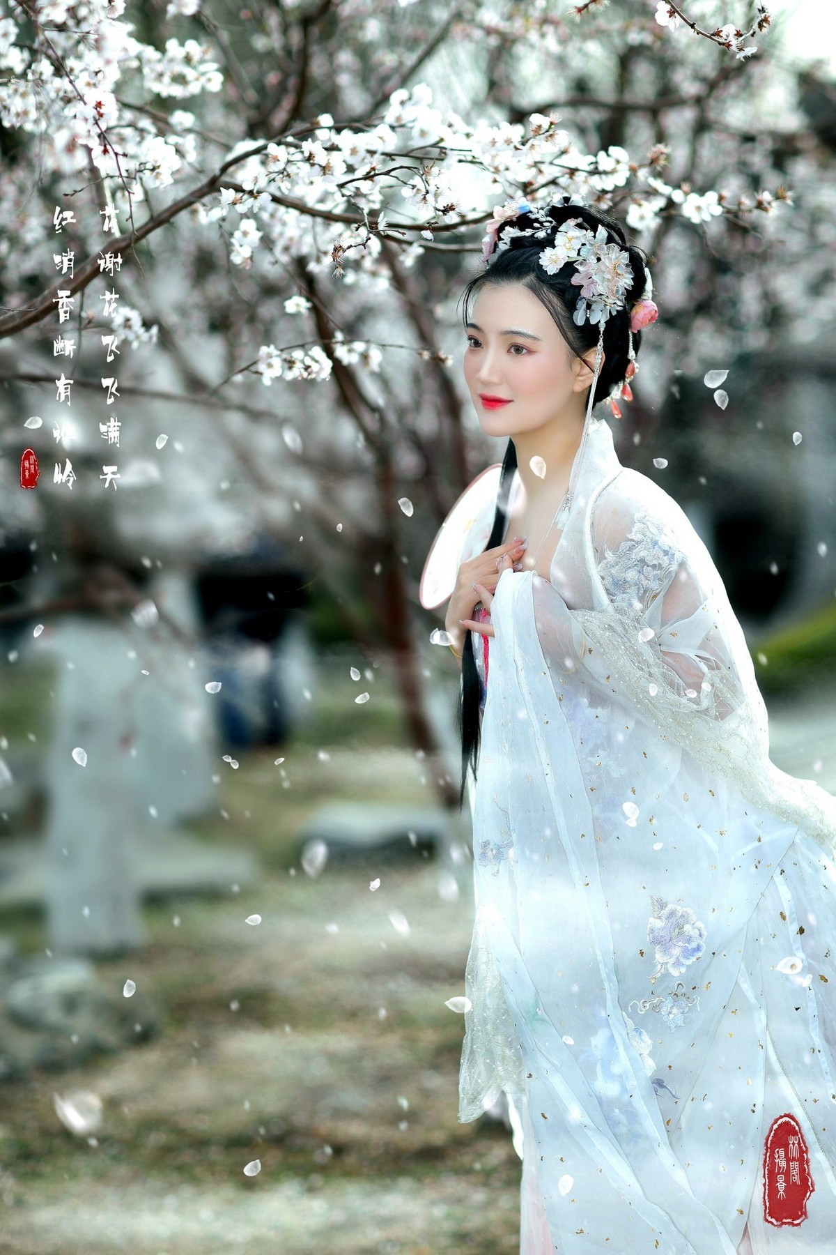 人面桃花相映红