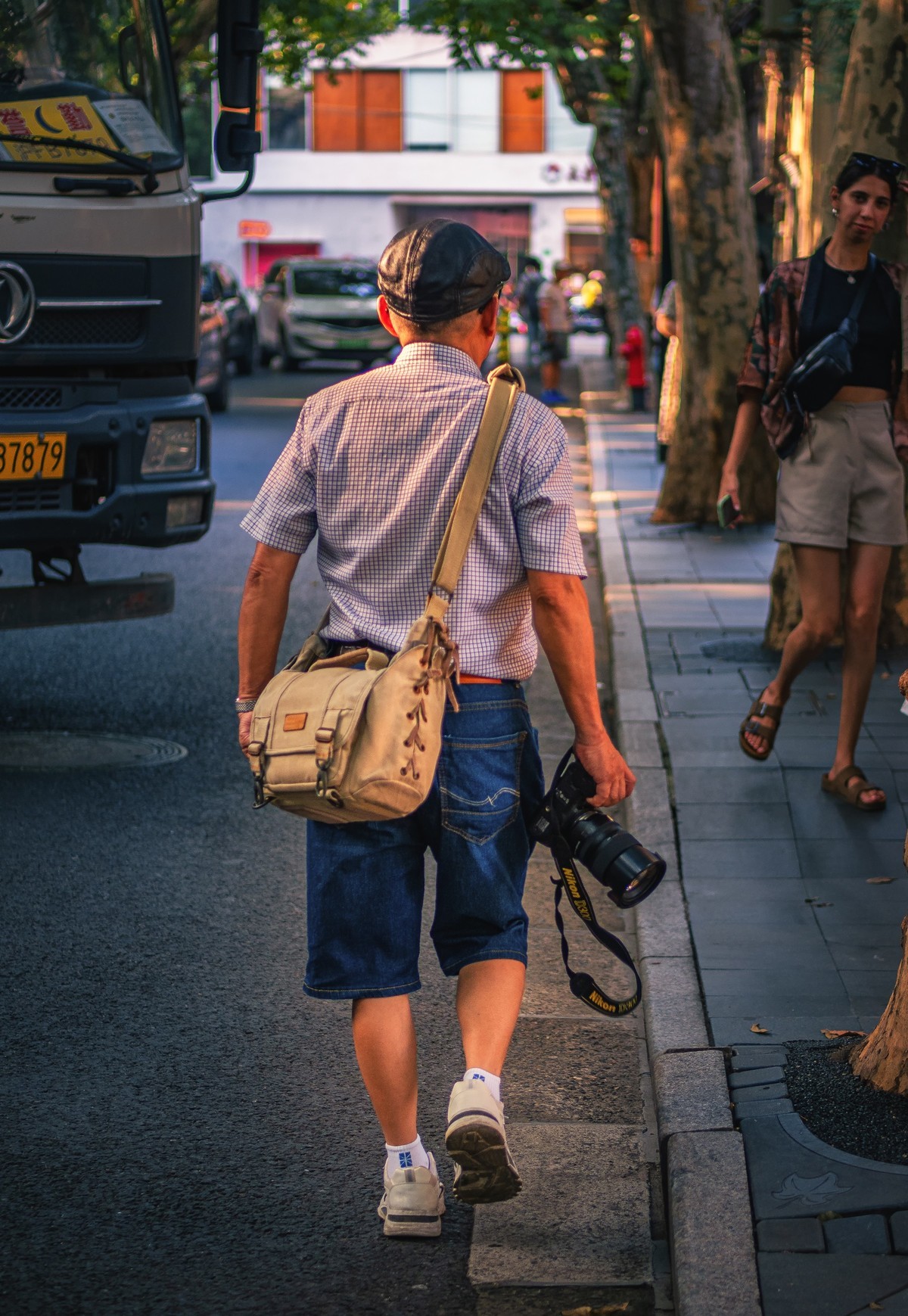 安福路抓拍街拍老法师