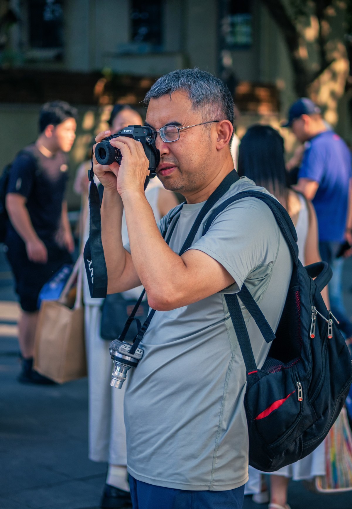 安福路抓拍街拍老法师