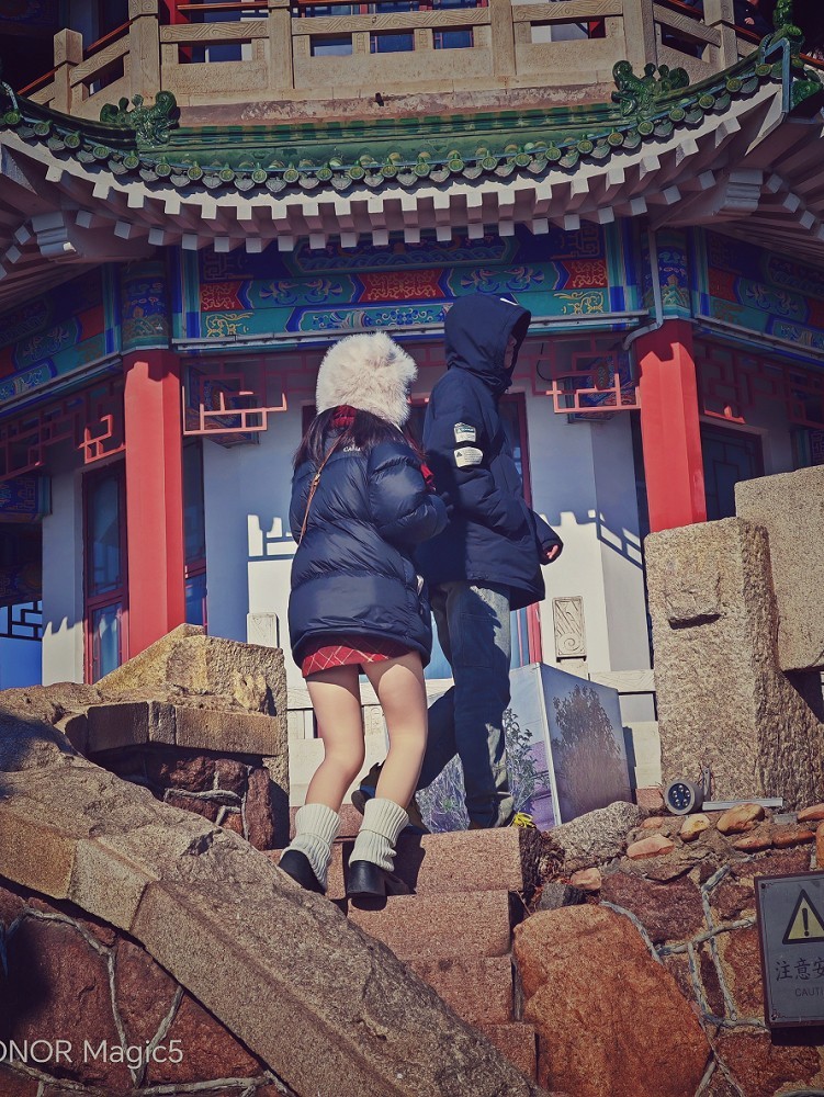 冬季杂拍乱七八糟《风景，海鸥和妹子》抢个位欣赏！哈哈！！