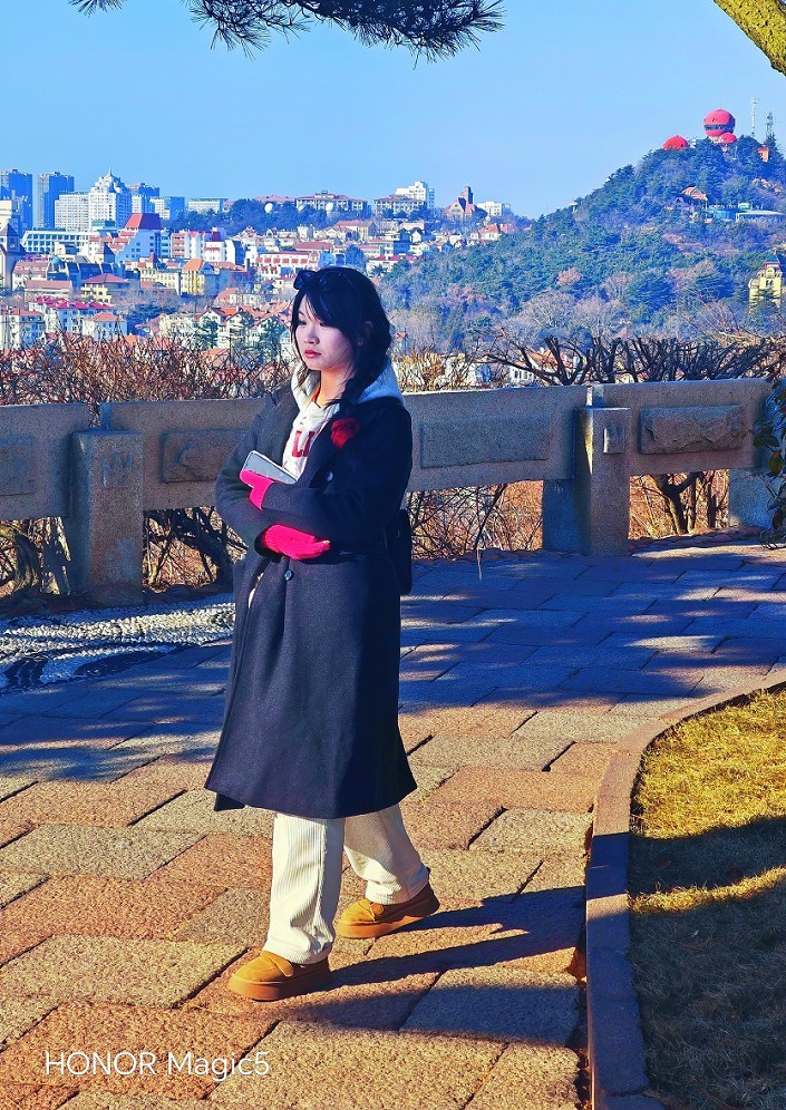 冬季杂拍乱七八糟《风景，海鸥和妹子》抢个位欣赏！哈哈！！