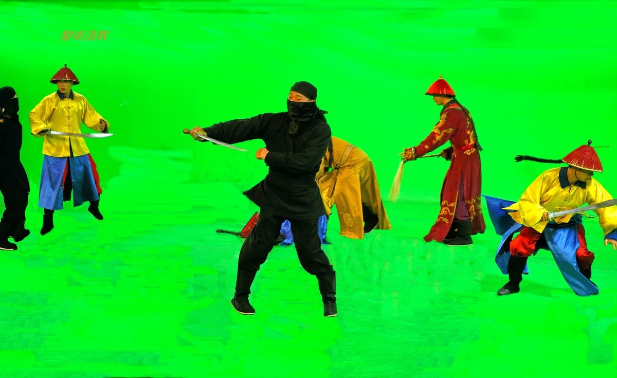 明清宫苑：绿背景棚拍系列—3