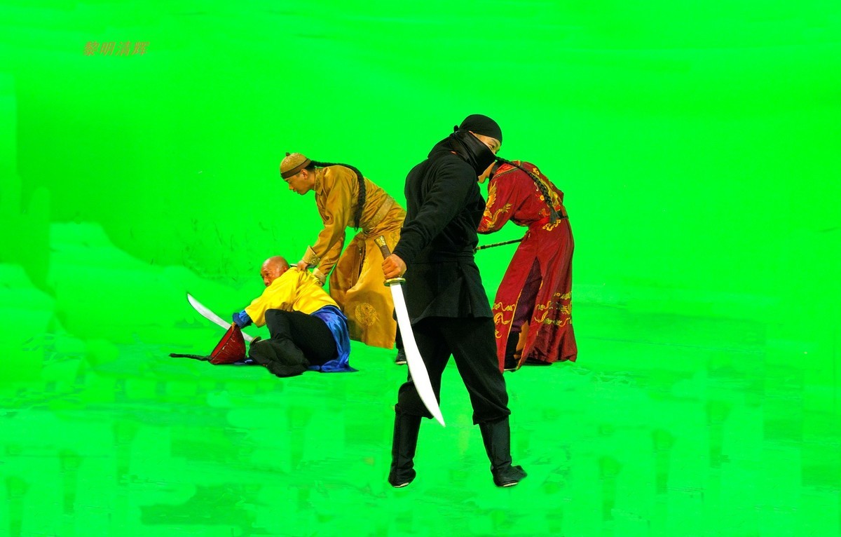 明清宫苑：绿背景棚拍系列—3