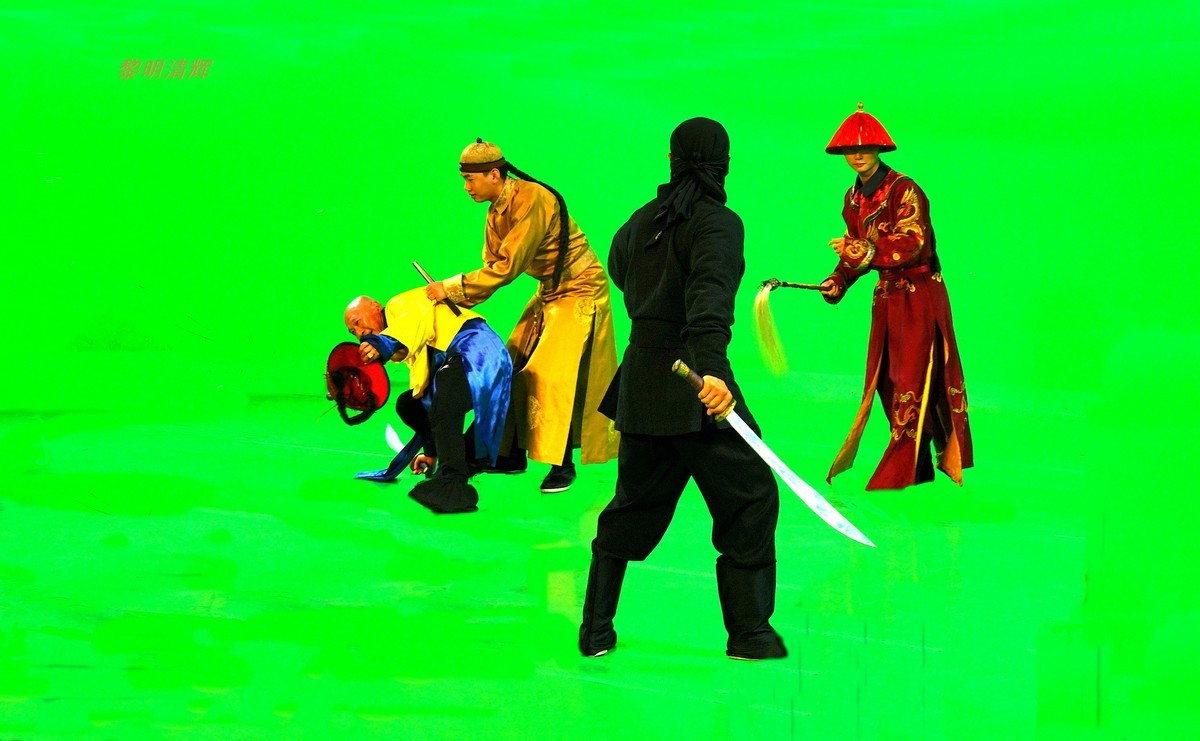 明清宫苑：绿背景棚拍系列—3