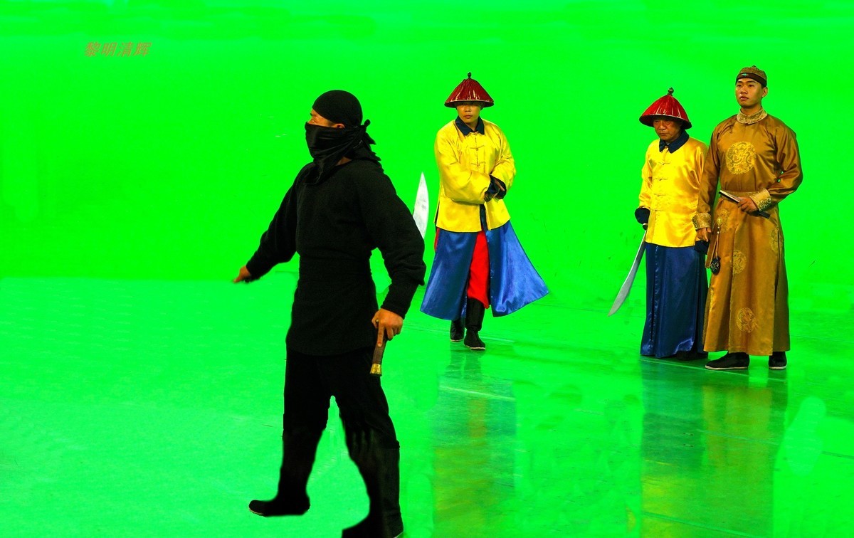 明清宫苑：绿背景棚拍系列—3