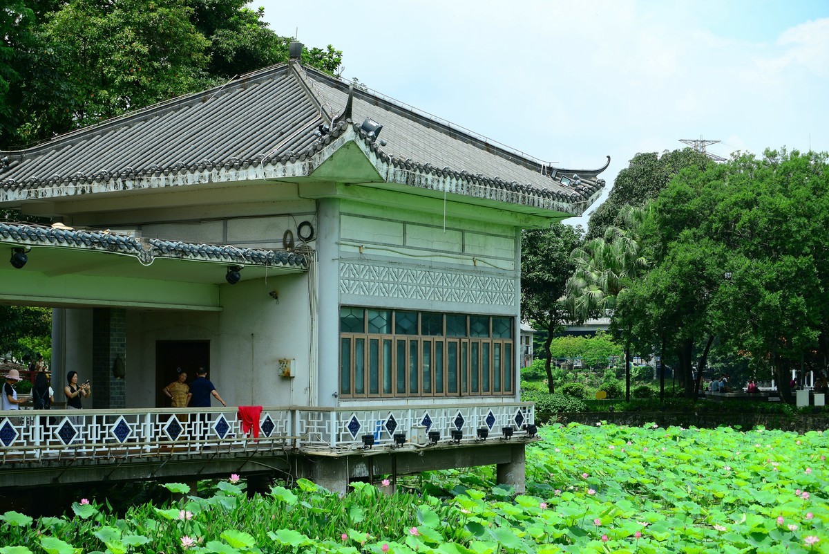 拍荷公园-荔湾湖。