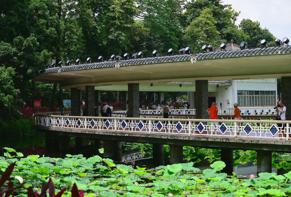 拍荷公园-荔湾湖。