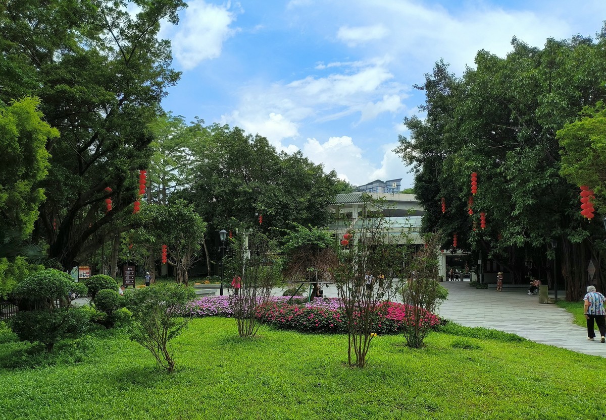 拍荷公园-荔湾湖。