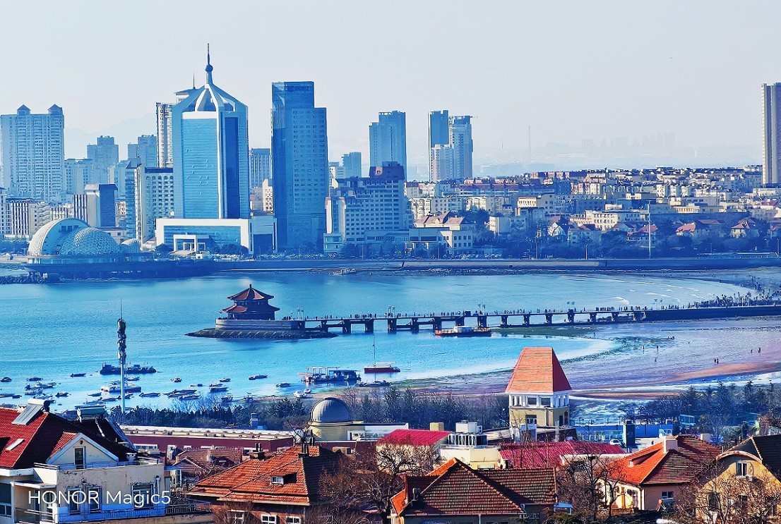 冬季杂拍乱七八糟《风景，海鸥和妹子》抢个位欣赏！哈哈！！
