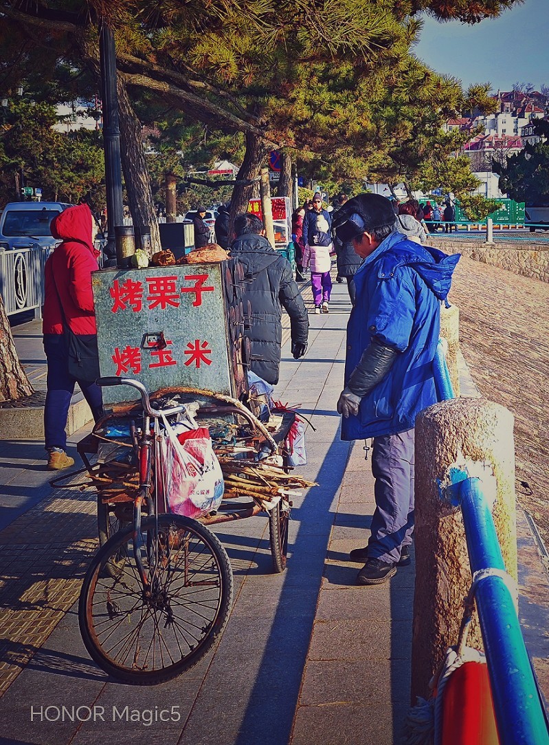 冬季杂拍乱七八糟《风景，海鸥和妹子》抢个位欣赏！哈哈！！