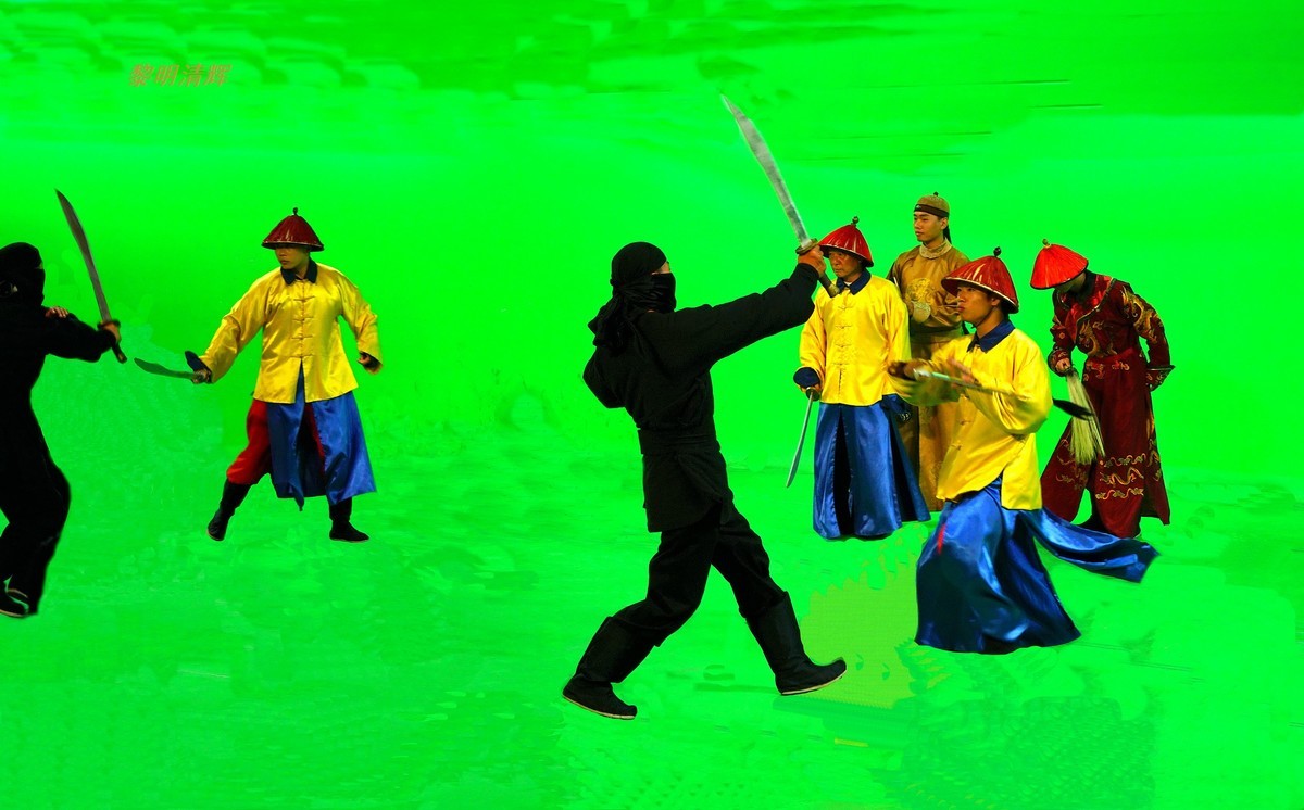 明清宫苑：绿背景棚拍系列—3