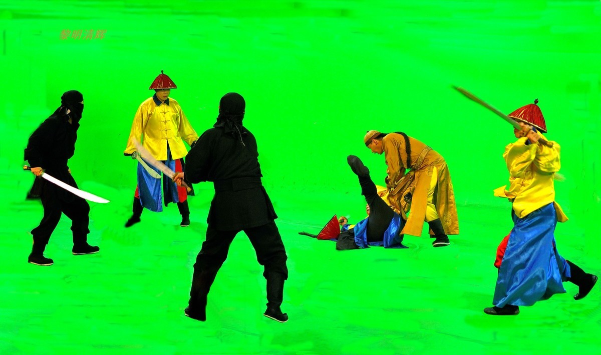 明清宫苑：绿背景棚拍系列—3