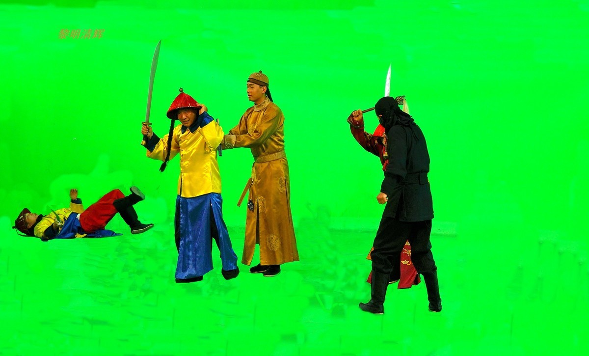 明清宫苑：绿背景棚拍系列—3