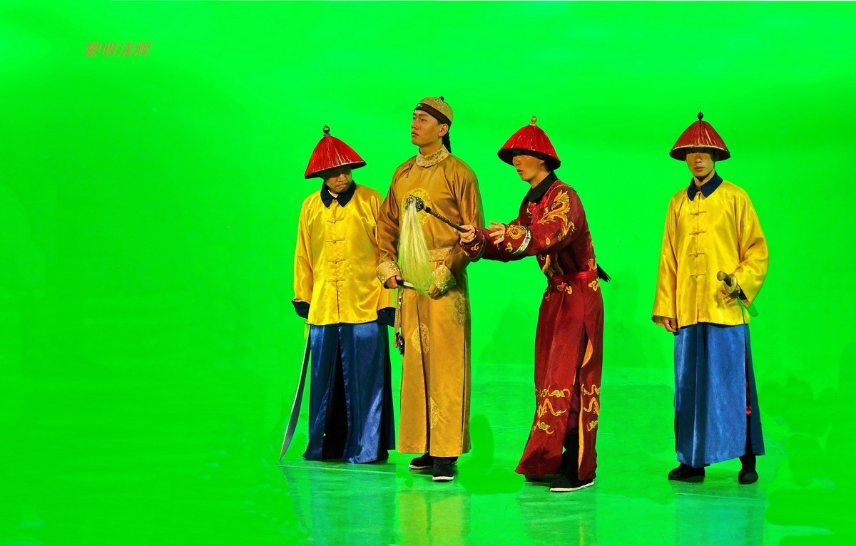 明清宫苑：绿背景棚拍系列—3