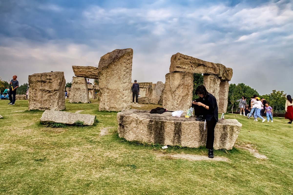 成都·清水河湿地·石阵