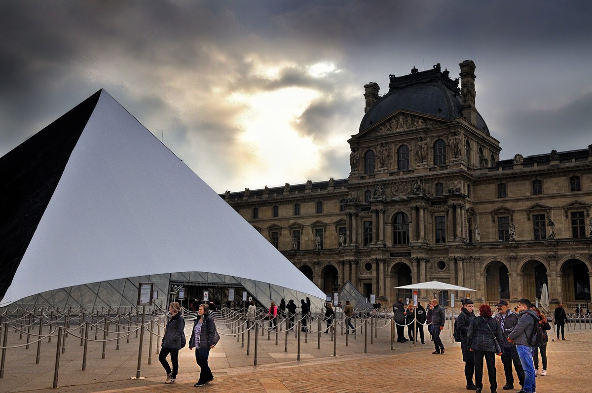 卢浮宫游拍