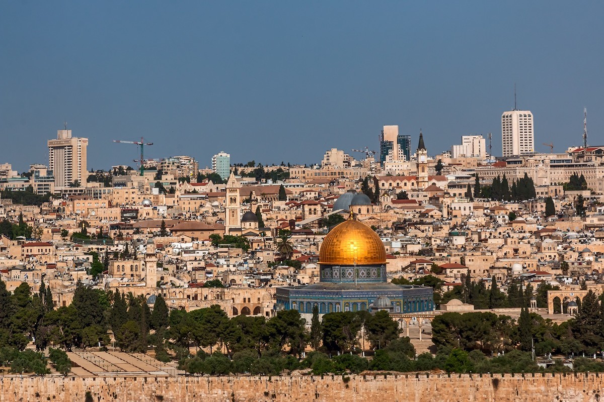海外风情 ：以色列 · 耶路撒冷 · 城市景观（一）：橄榄山、万国教堂、圣殿教堂