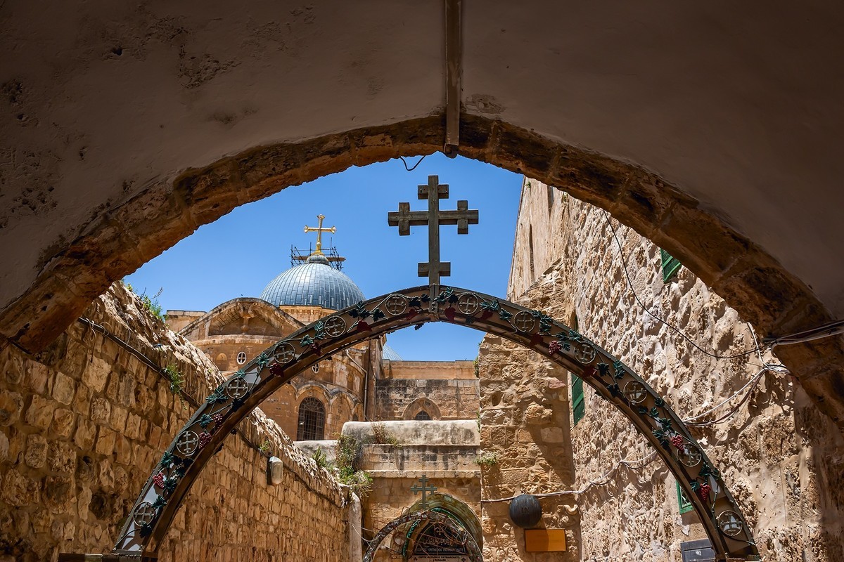 海外风情 ：以色列 · 耶路撒冷 · 城市景观（一）：橄榄山、万国教堂、圣殿教堂