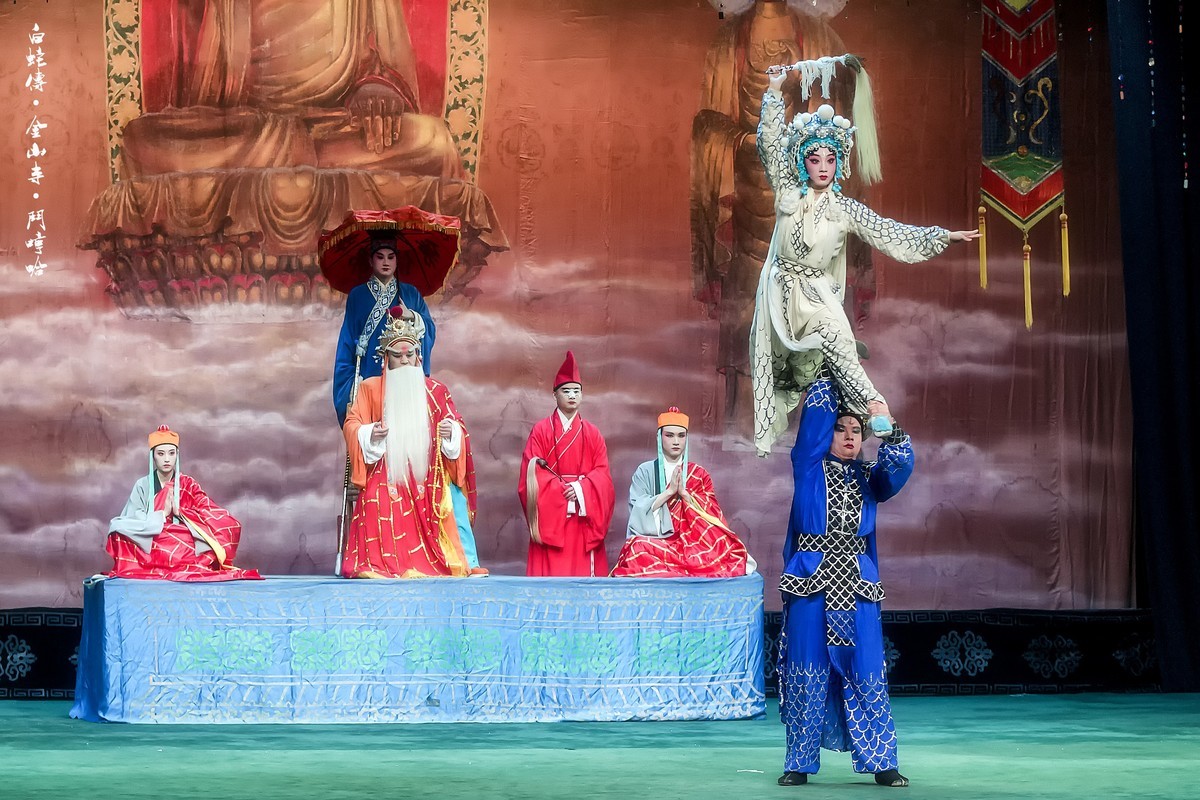 舞台摄影：传统川剧《白蛇传 》之《金山寺 · 斗哼哈》