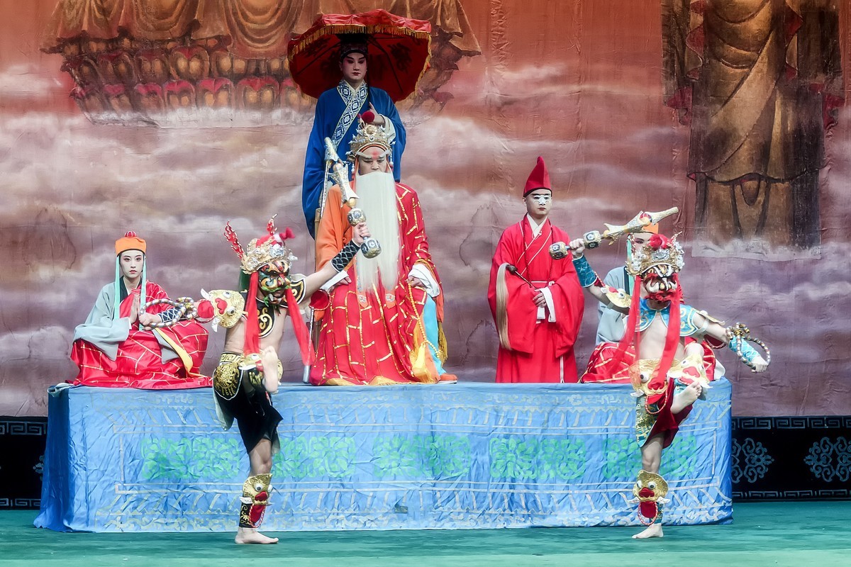 舞台摄影：传统川剧《白蛇传 》之《金山寺 · 斗哼哈》