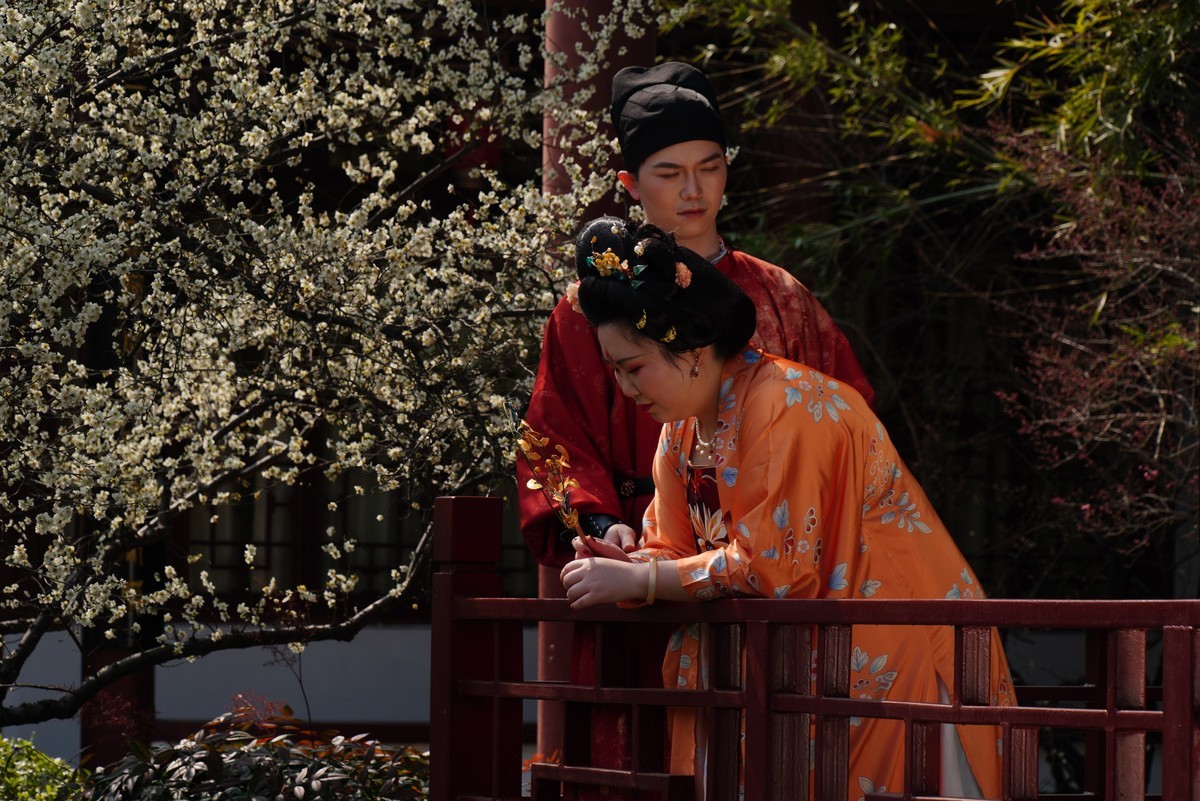 东湖梅园环境人像小品