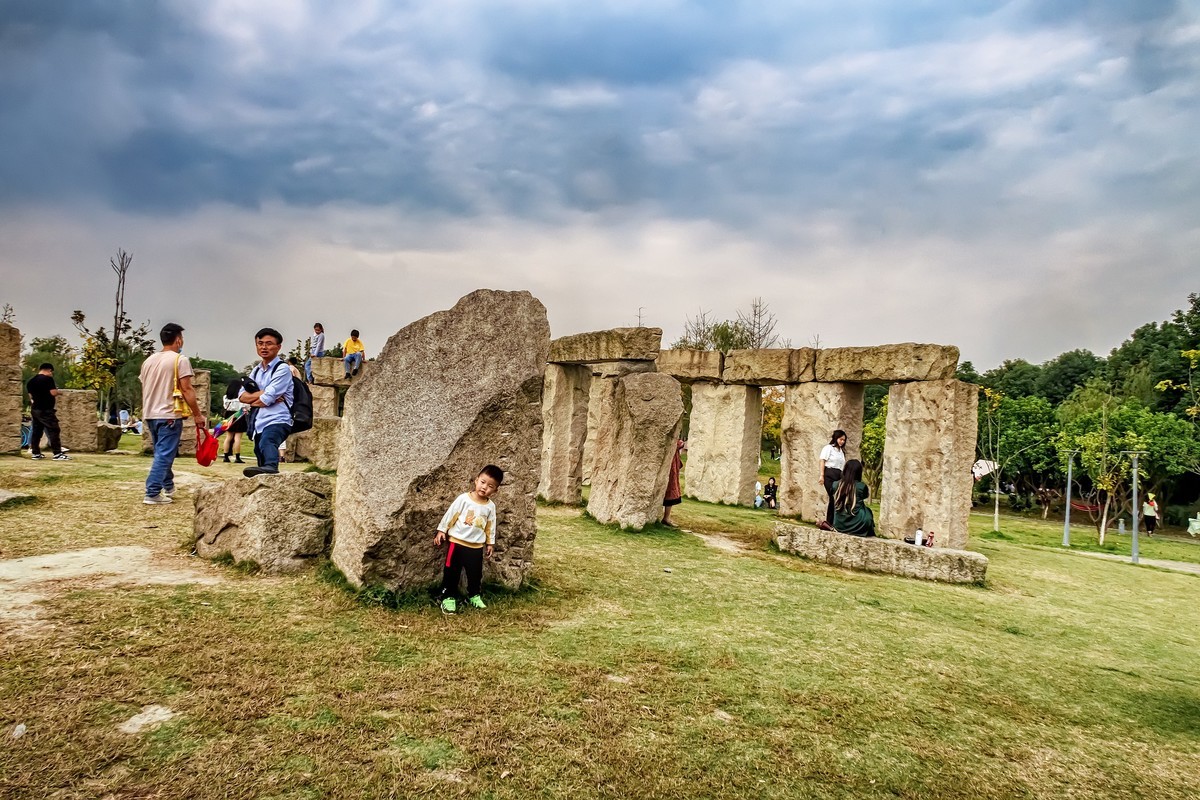 成都·清水河湿地·石阵
