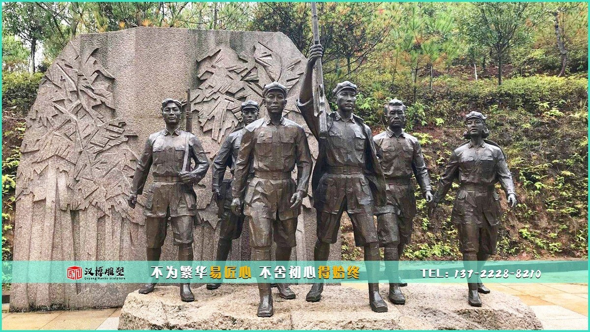 爱国主题雕塑 岳飞将军的事迹